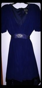 Royal purple formal dress